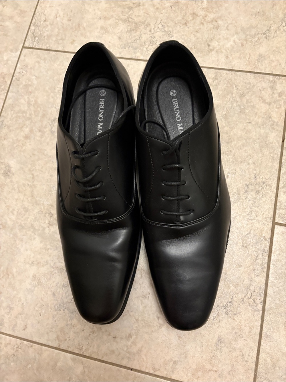 Bruno MarcMen's Black Dress Oxfords. NWOT